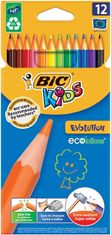 Bic Detské ceruzky Evolution 12 farieb