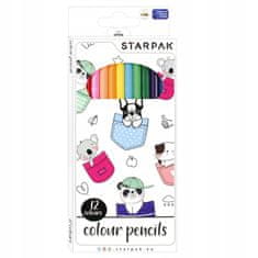 STARPAK Pastelky 12 farieb pre deti Minisy