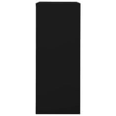 Vidaxl Kancelárska skriňa čierna 90x40x102 cm oceľ