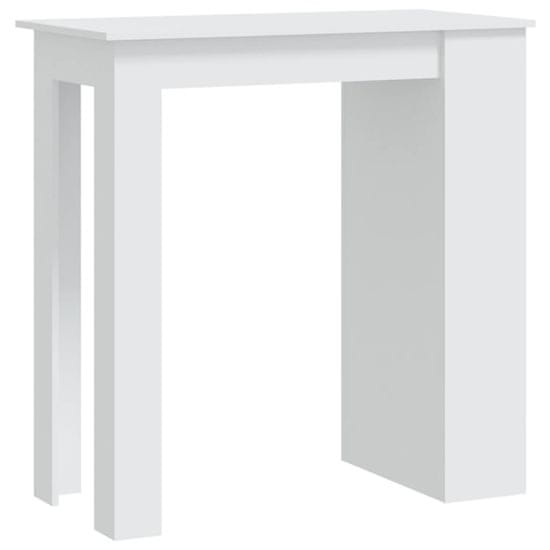 Vidaxl Barový stôl s úložným regálom 102x50x103,5 cm drevotrieska