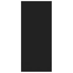 Vidaxl Komoda čierna 102x33x75 cm drevotrieska