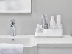 Joseph Joseph Kúpeľňový stojanček easyStore Bathroom Caddy, bielo / šedý