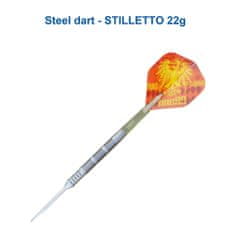 One80 Šípky steel Sword Edge Stilletto 22g, 95% wolfram
