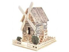 Woodcraft Woodcraft Drevené 3D puzzle veterný mlyn