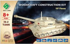 Woodcraft Woodcraft Drevené 3D puzzle tank IS 2