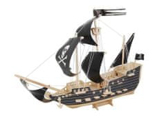 Woodcraft Woodcraft Drevené 3D puzzle pirátska loď