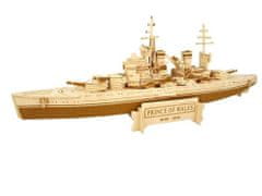 Woodcraft Woodcraft Drevené 3D puzzle bojová loď Prince of Wales