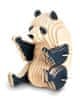 Woodcraft Drevené 3D puzzle panda