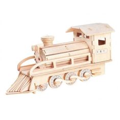 Woodcraft Woodcraft Drevené 3D puzzle lokomotíva
