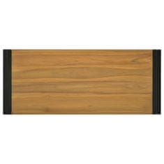 Vidaxl Nástenná kúpeľňová skrinka 110x45x35 cm masívne tíkové drevo