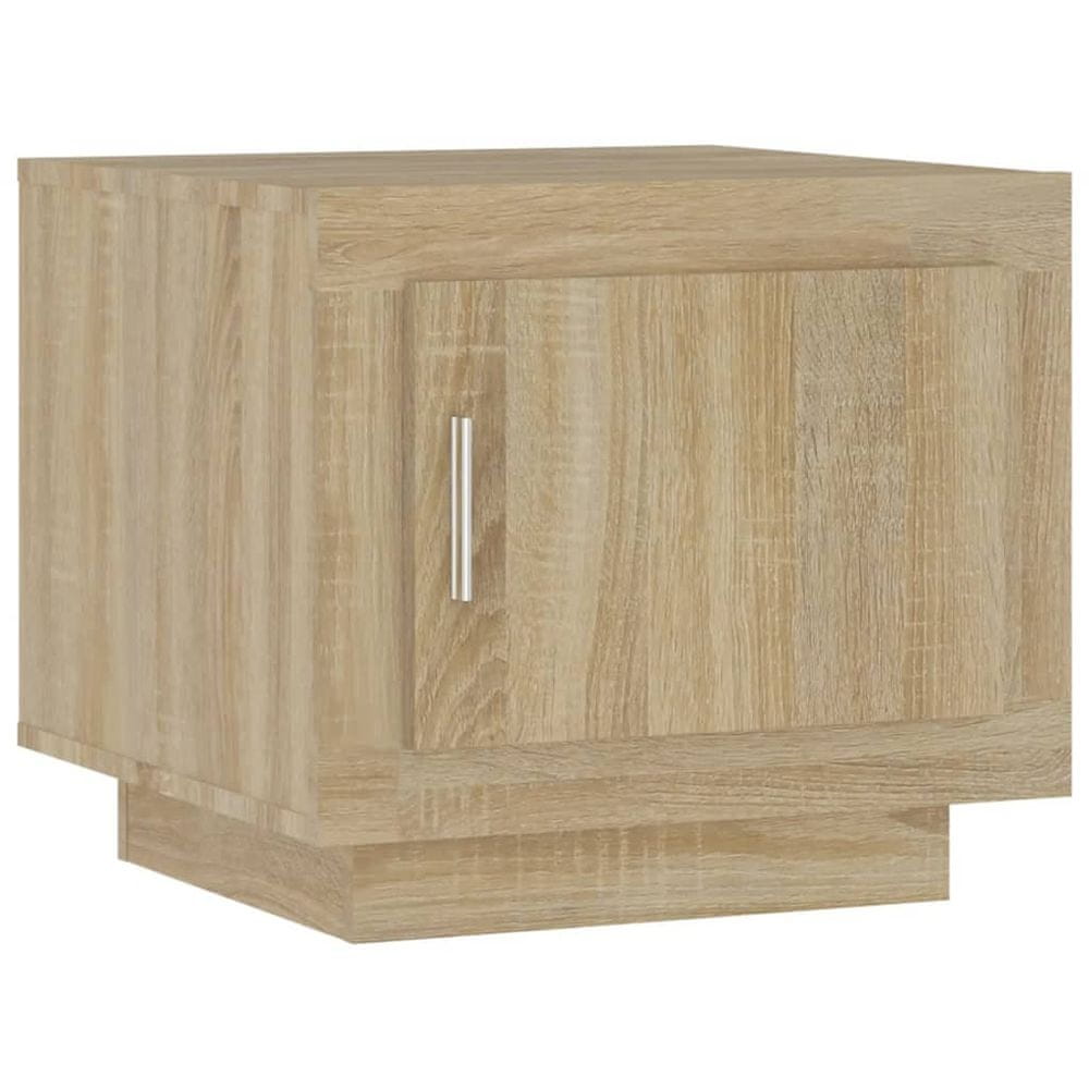 Vidaxl Konferenčný stolík dub sonoma 51x50x45 cm spracované drevo
