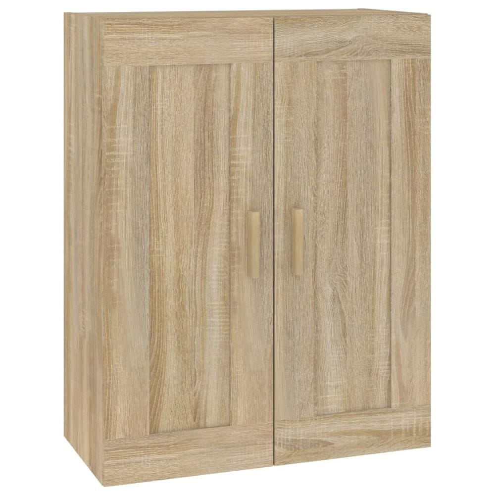 Vidaxl Nástenná skrinka Sonoma Dub 69,5x32,5x90 cm spracované drevo