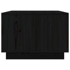 Vidaxl Konferenčný stolík čierny 80x50x35 cm borovicový masív
