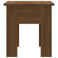 Vidaxl Konferenčný stolík hnedý dub 40x40x42 cm drevotrieska