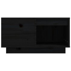 Vidaxl Konferenčný stolík čierny 60x61x32,5 cm borovicový masív