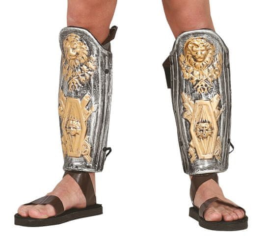 Guirca Chrániče na nohy ku kostýmu Rímskeho bojovníka
