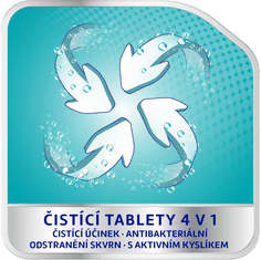 Antibakteriální čistící tablety 3 x 30 ks