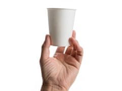 sarcia.eu Biele papierové poháre 200ml ECO 10 ks 