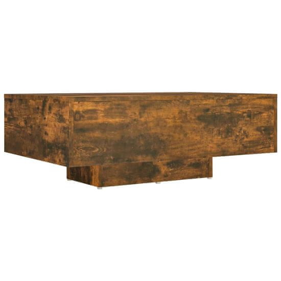 Vidaxl Konferenčný stolík dymový dub 85x55x31 cm spracované drevo