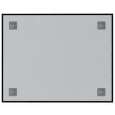 Vidaxl Nástenná magnetická tabuľa čierna 50x40 cm tvrdené sklo