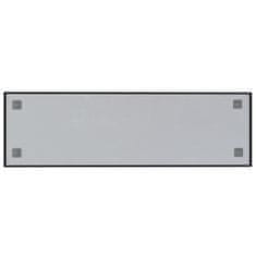 Vidaxl Nástenná magnetická tabuľa čierna 100x30 cm tvrdené sklo