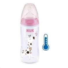 Nuk Dojčenská fľaša NUK FC+Temperature Control 300 ml BOX-Flow Control cumlík pink 