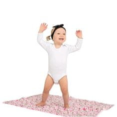 NEW BABY Detská deka z Minky New Baby Medvedíkovia ružová 80x102 cm 