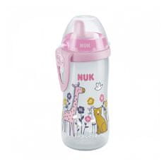 Nuk Detská fľaša NUK Kiddy Cup 300 ml ružová 