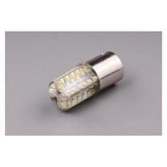 AUTOLAMP žárovka LED 12V 21W BA15s čirá silikonová baňka 44xLED 4014