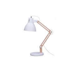 Solight stolní lampa Falun, E27, bílá