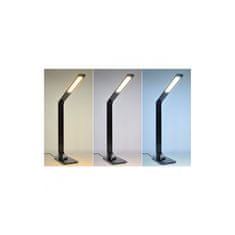 Solight LED stolní lampička stmívatelná, 8W,černá