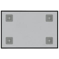 Vidaxl Nástenná magnetická tabuľa čierna 40x30 cm tvrdené sklo