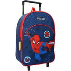 Vadobag Detský cestovný kufor na kolieskach Spiderman