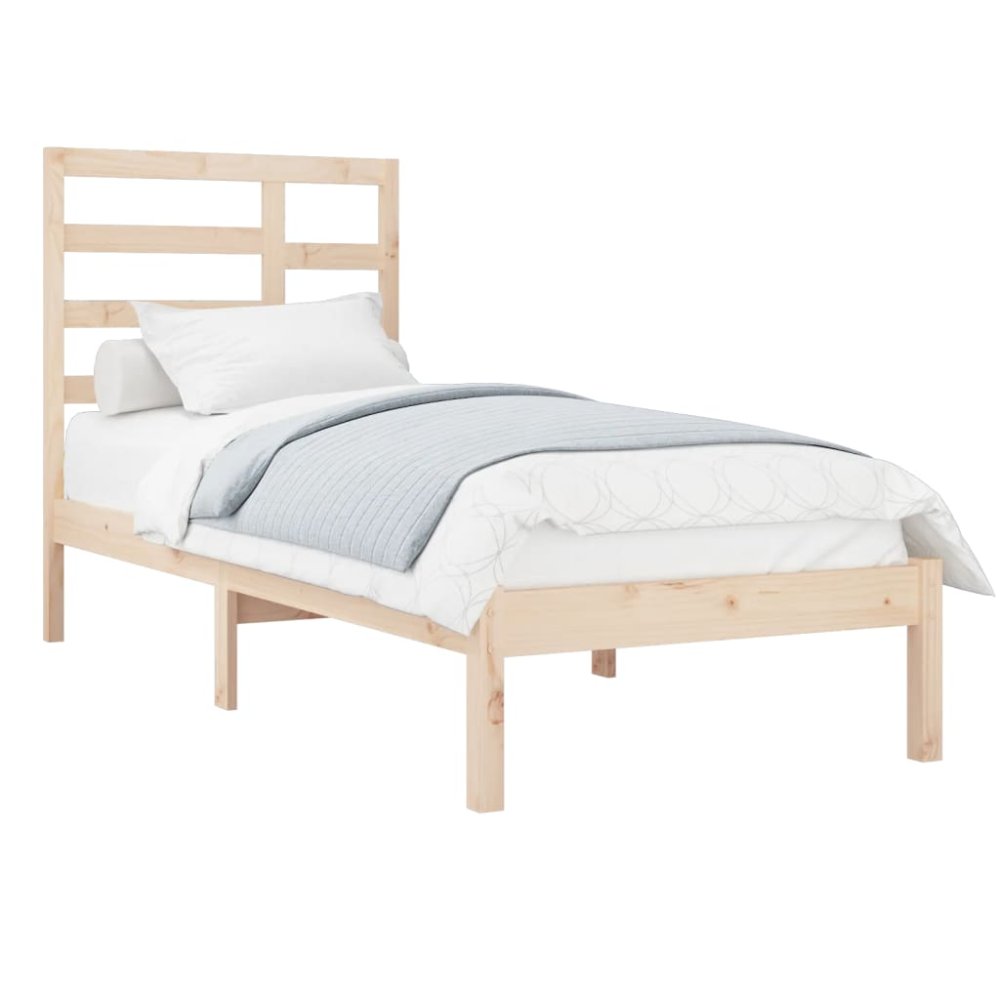 Vidaxl Rám postele masívne drevo 100x200 cm