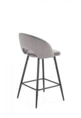 Halmar Barová stolička Ivy6 sivá