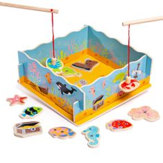 Bigjigs Toys Magnetické chytanie rybičiek