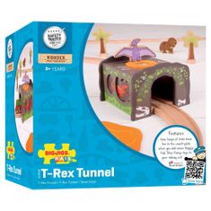 Bigjigs Rail Bigjigs rail vláčkodráha Dinosaurí tunel T-Rex