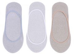 Balerínkové nôžky v tlmených farbách - 3 páry
