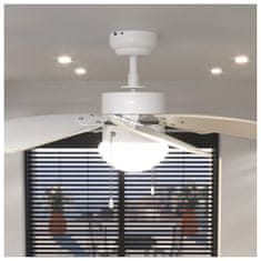 Cecotec Stropný ventilátor , 5963 EnerySilence Aero 3600 Vision SunLi, priemer 92 cm, lampa, 3 prevádzkové rýchlosti, 6 lopatiek, 50 W