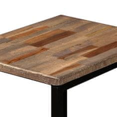 Vidaxl Stohovateľné konferenčné stolíky, 3 kusy, recyklované teakové drevo