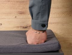 Kesper Botník so sedadlom sivý, 51,5 x 48 x 29,5 cm