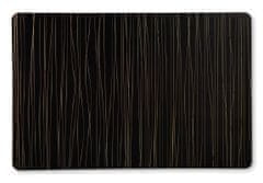 Kesper Podložka čierna so zlatými pruhmi, 43 x 29 x 0,18 cm
