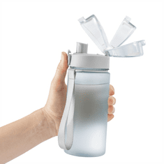 Xavax To Go, športová fľaša, 0,5 l, otváranie jednou rukou, pre sýtené nápoje, pútko