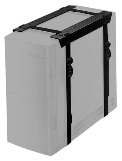 Neomounts CPU-D025BLACK /Držiak na PC/pod stôl/horizont. aj vertik. montáž/výška PC: 3-60 cm/šírka PC: 8-70 cm /čierny