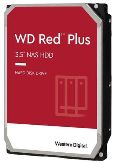 WD RED PLUS 6TB / 60EFPX / SATA III / Interný 3,5 "/ 5400rpm / 256MB