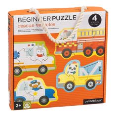 Petitcollage puzzle záchranné vozidlá