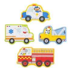 Petitcollage puzzle záchranné vozidlá