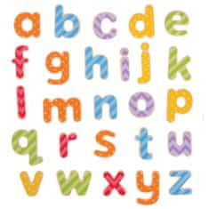 Bigjigs Toys magnetická farebná abeceda malé