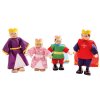 Bigjigs Toys Drevené postavičky kráľovská rodina