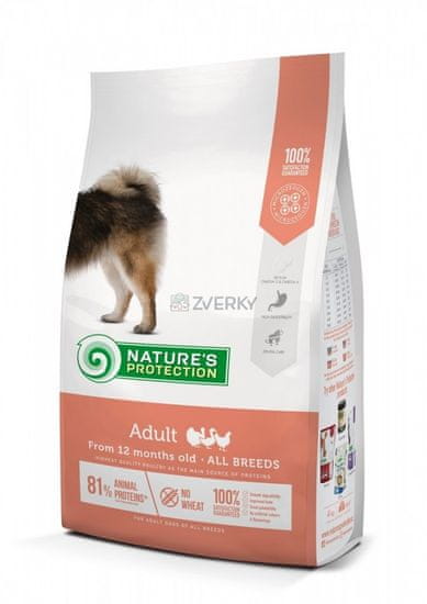 Nature's Protection Krmivo pre psa adult poultry all breed 12 kg
